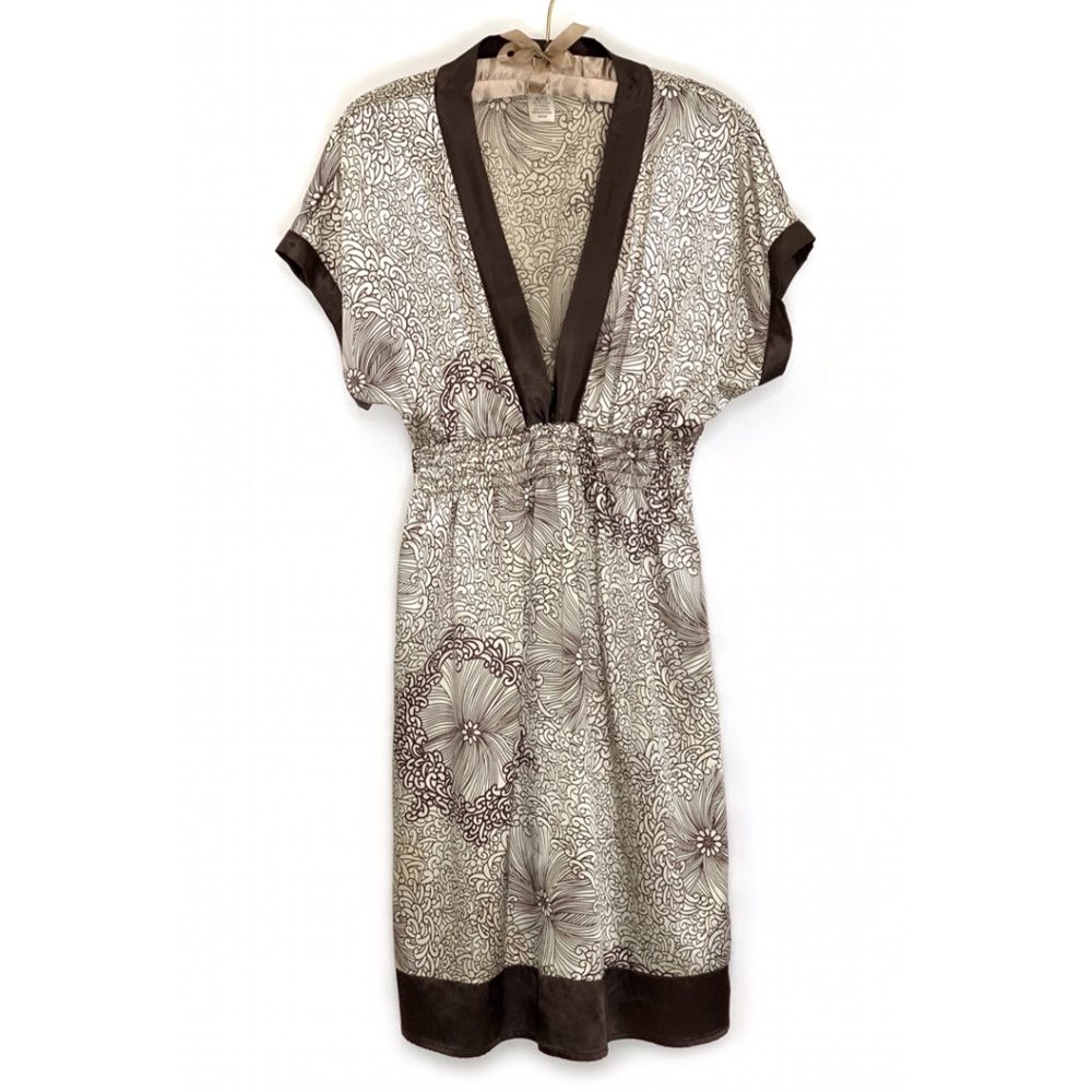 JANE ALEXANDER | Low Neck Short Sleeve Midi Dress